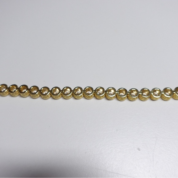 Judith Ripka 14K Gold Clad Sterling Silver 925 & Diamonique CZ Tennis Bracelet - Picture 7 of 11